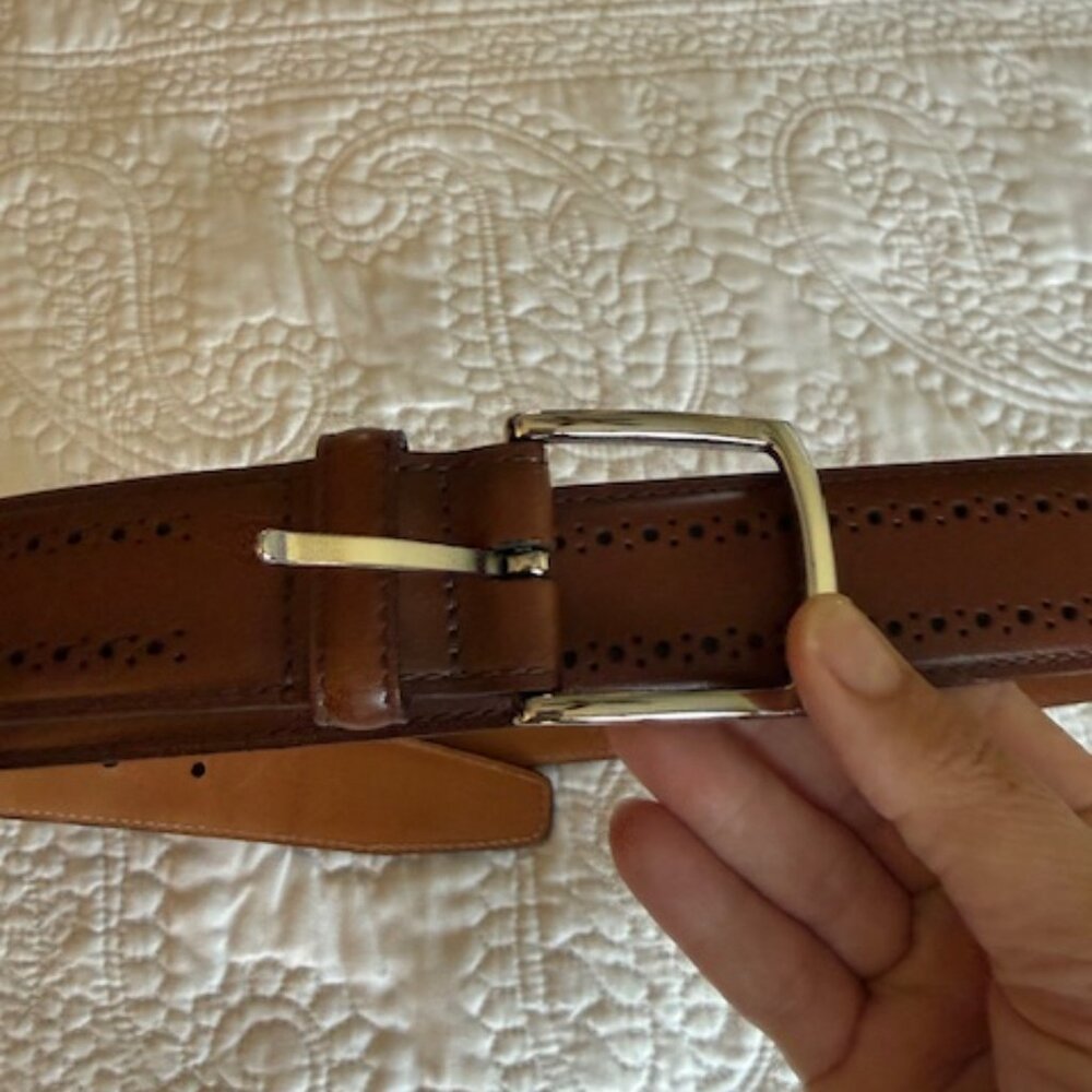 allen edmond belt size 42
